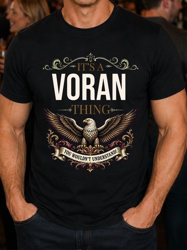 Voran surname men - men's, eagle