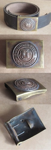 Wwi old german belt buckle - wwi,